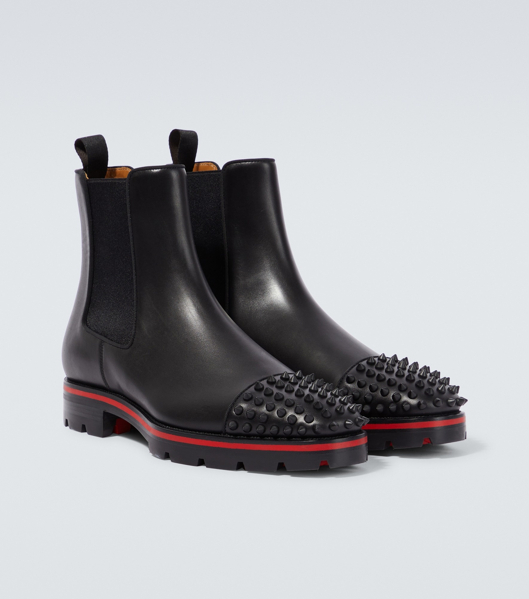 Melon Spikes leather Chelsea boots - 5