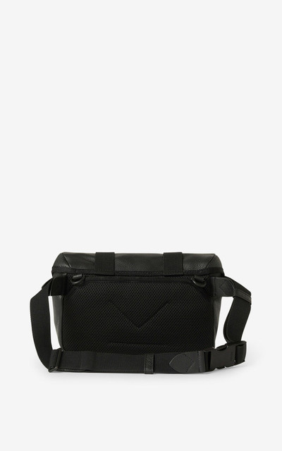 KENZO Courier grained leather belt bag outlook