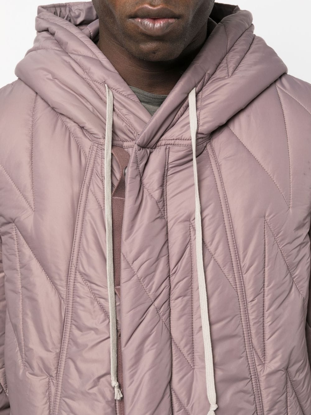 fishtail quilted parka - 5
