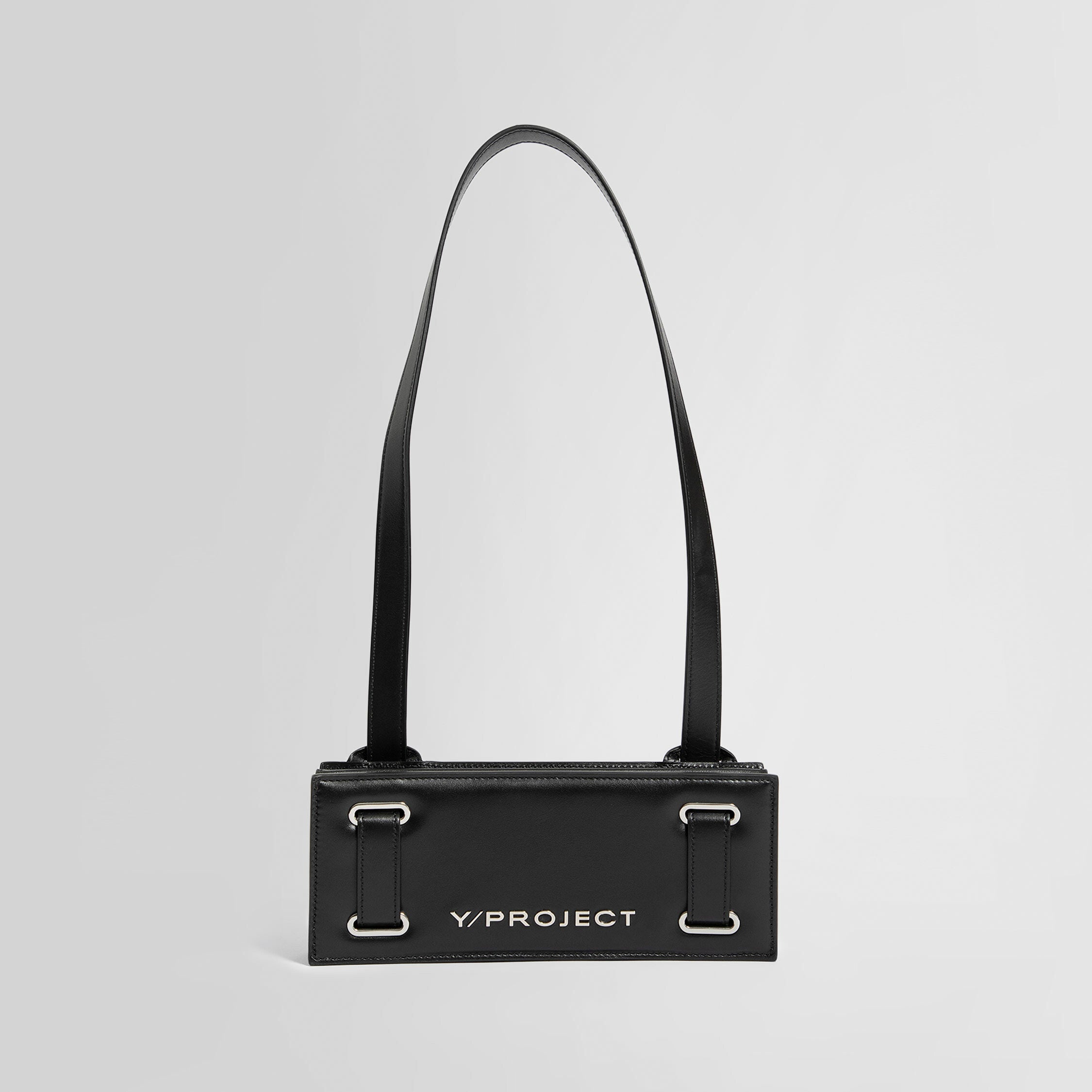 Y/PROJECT WOMAN BLACK SHOULDER BAGS - 5