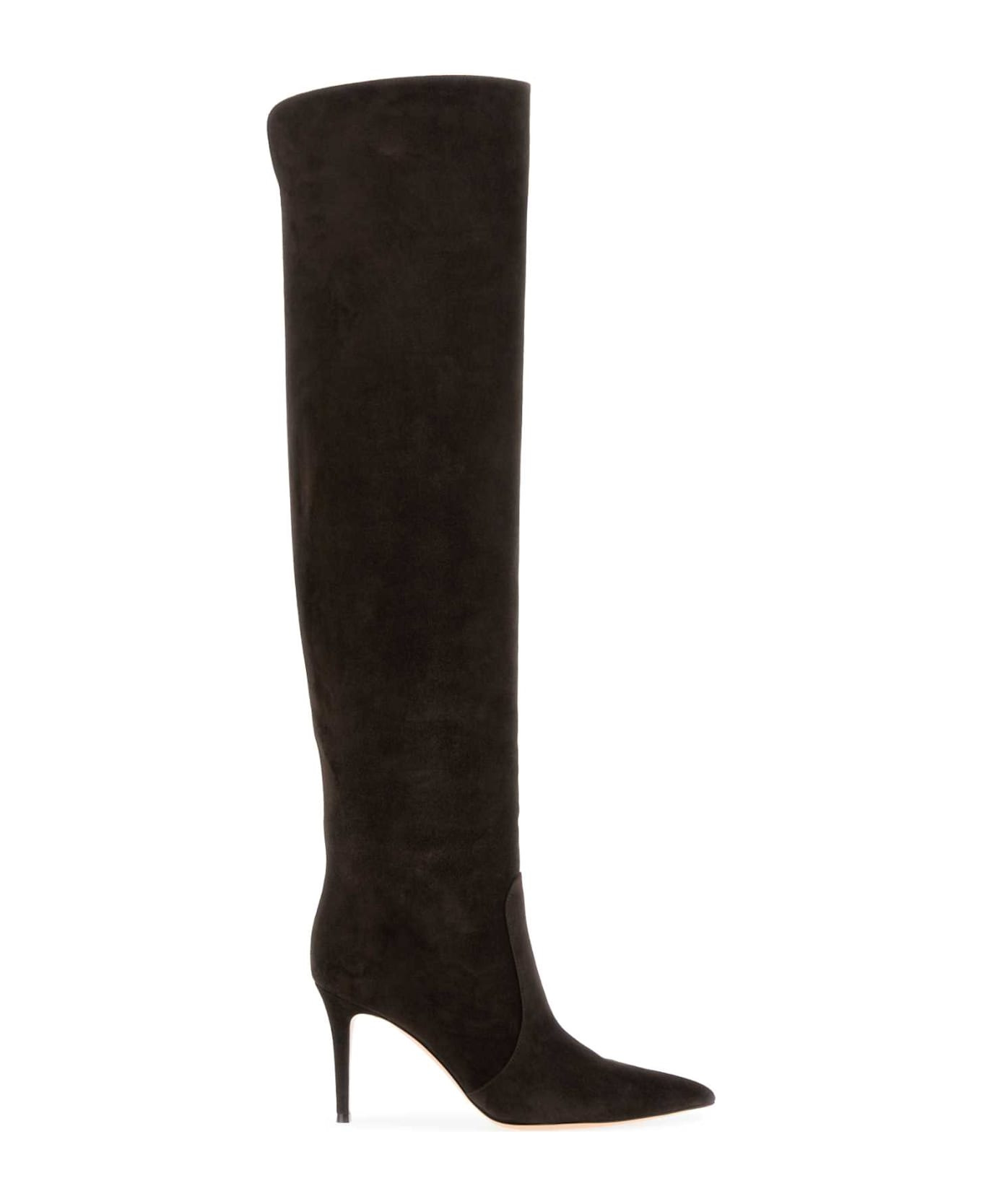 Brown Suede Hansen Boots - 1