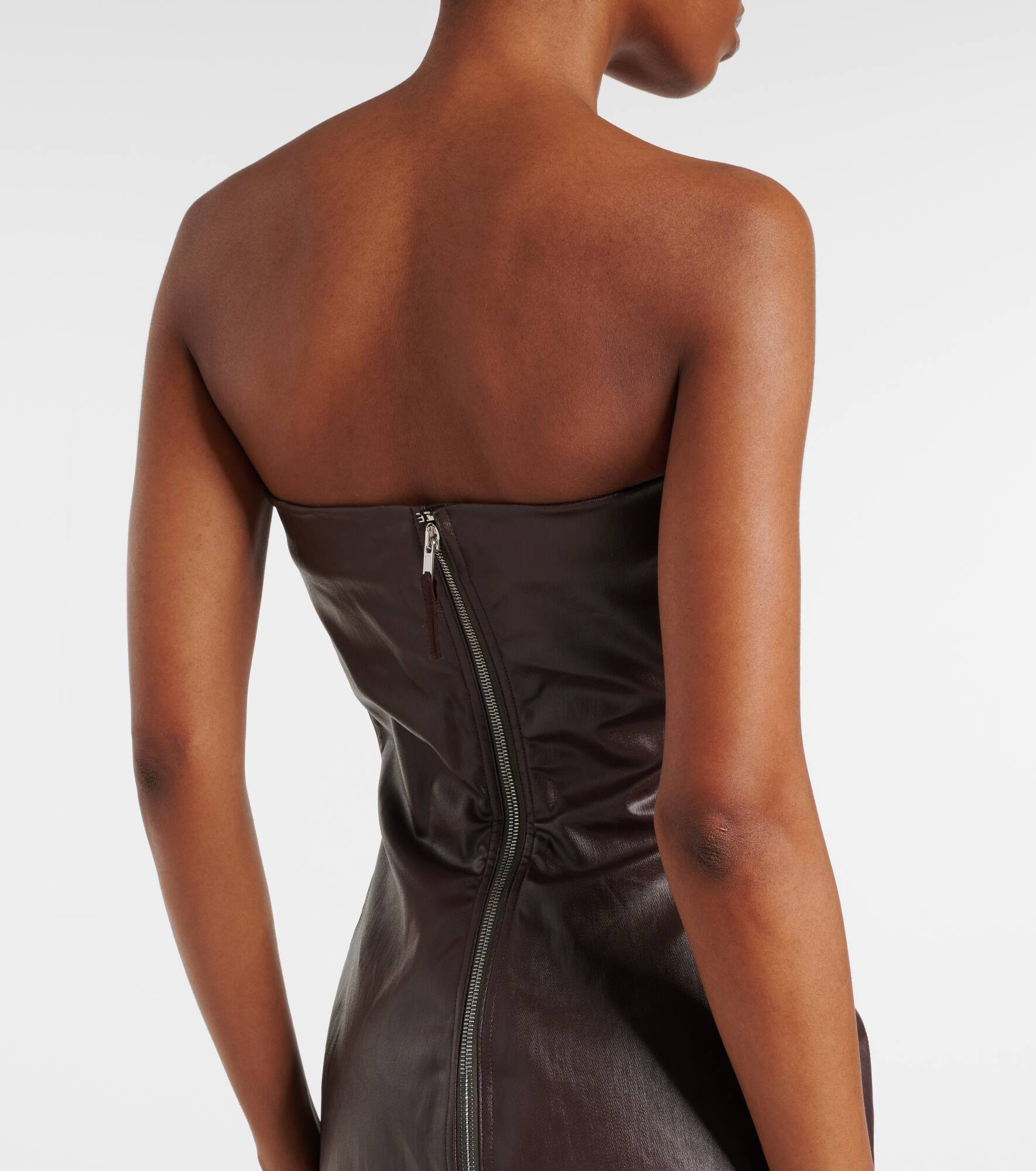 Denim bustier gown - 6
