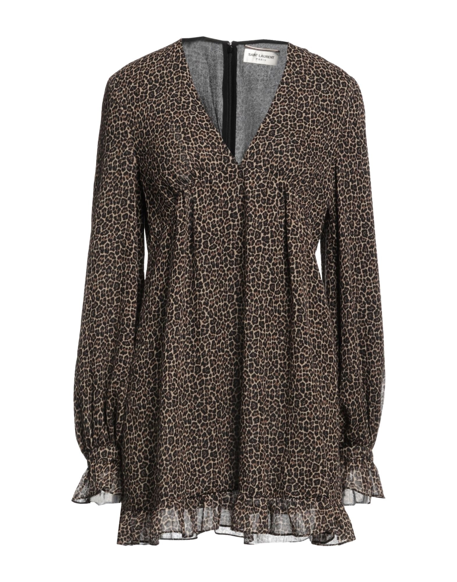 Khaki Women's Short Dress - 1