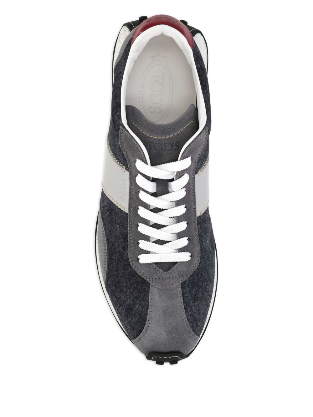 Gommino suede-leather panel sneakers - 3