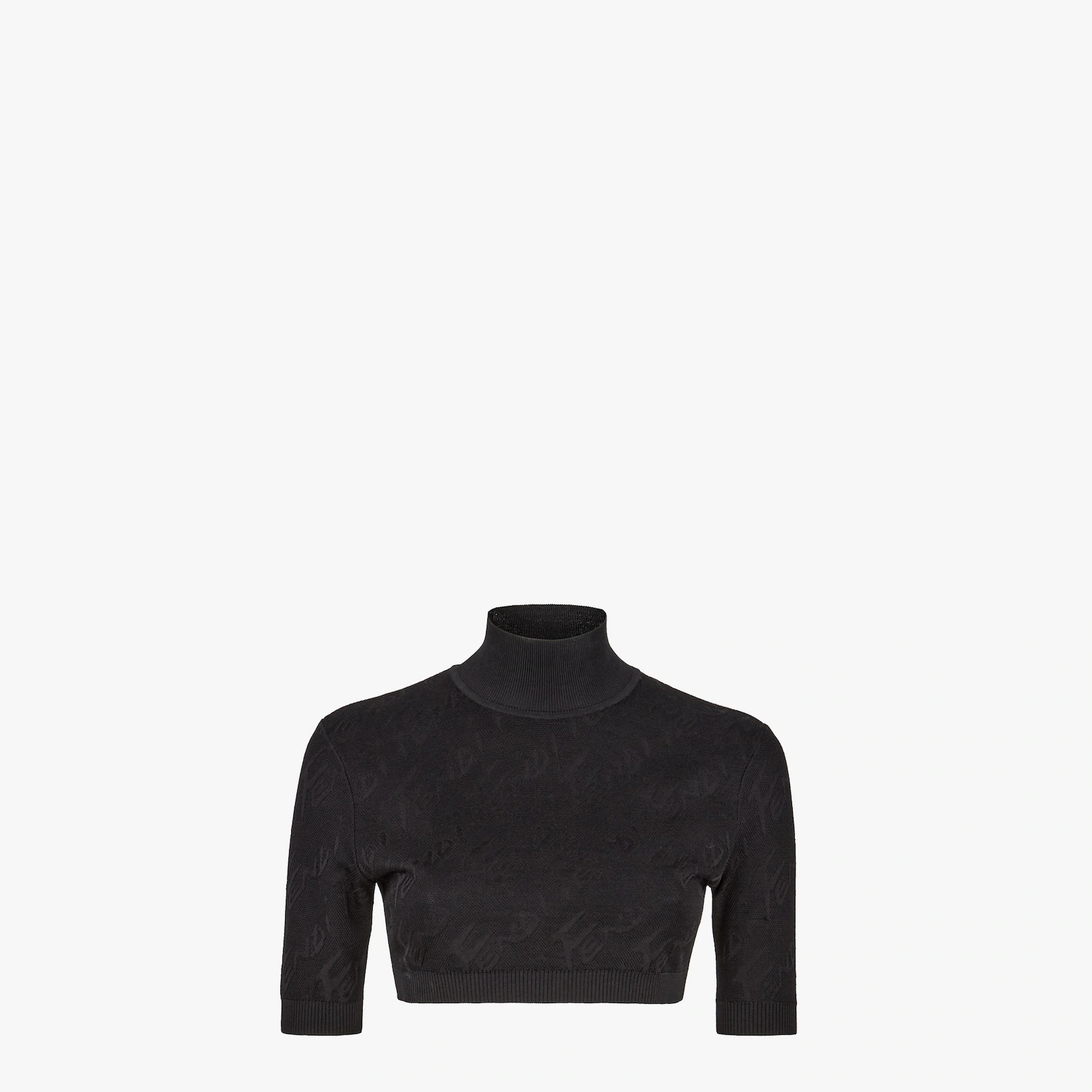 Black viscose top - 1