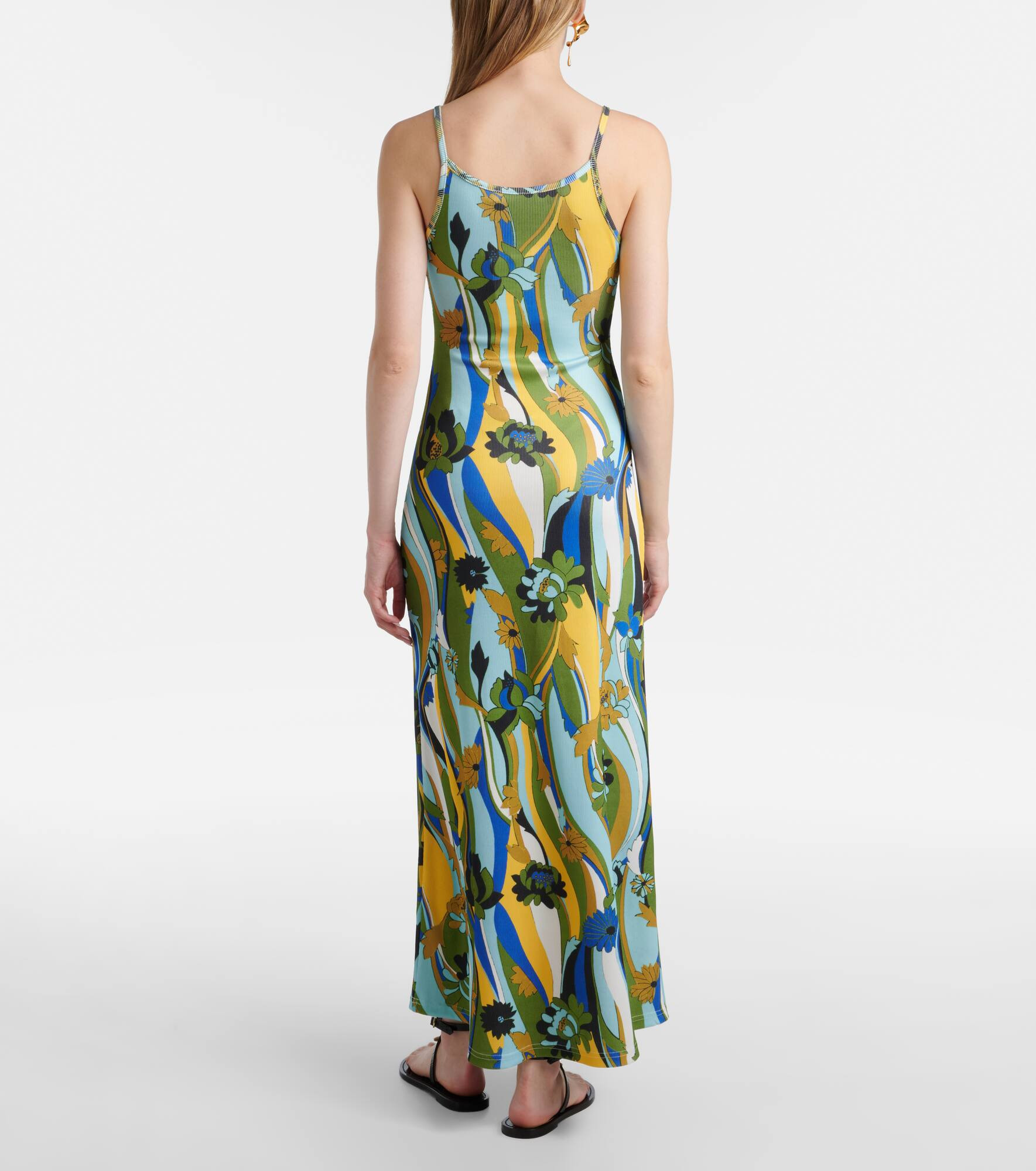 Acidic Floral maxi dress - 3