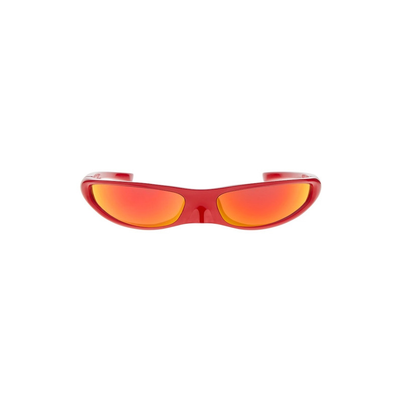 Blade Rectangle Sunglasses  in Red 1