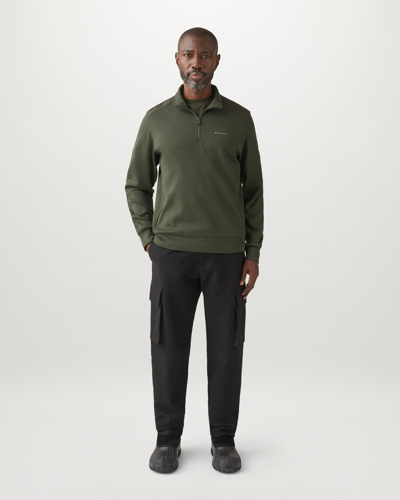 Belstaff ALLOY QUARTER ZIP SWEATSHIRT outlook
