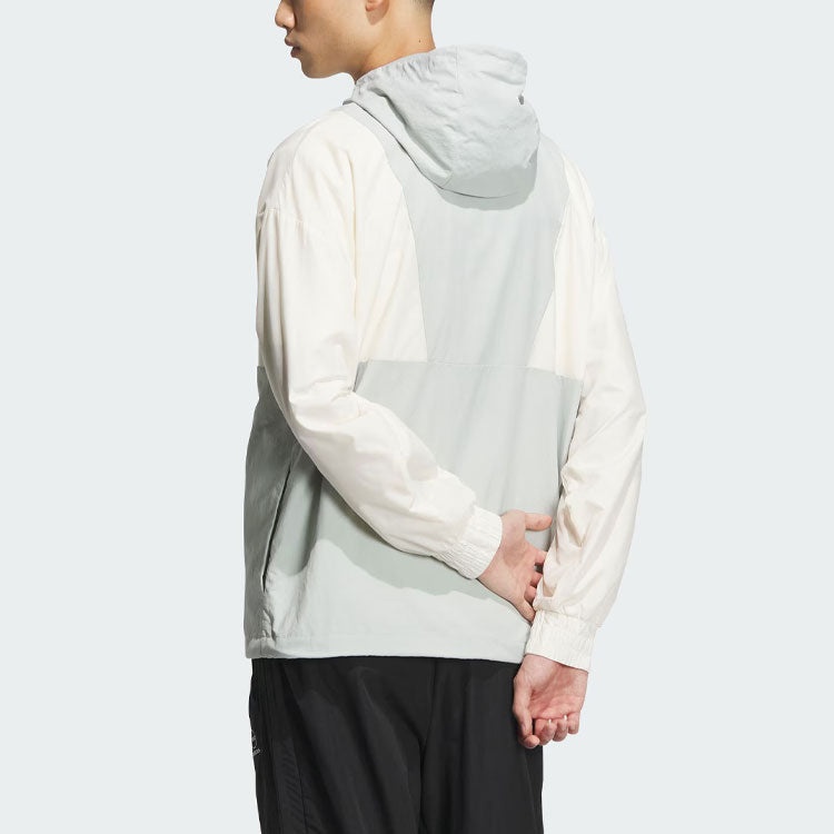 adidas Neo Essentials Windbreaker Jackets 'White' IK5058 - 3