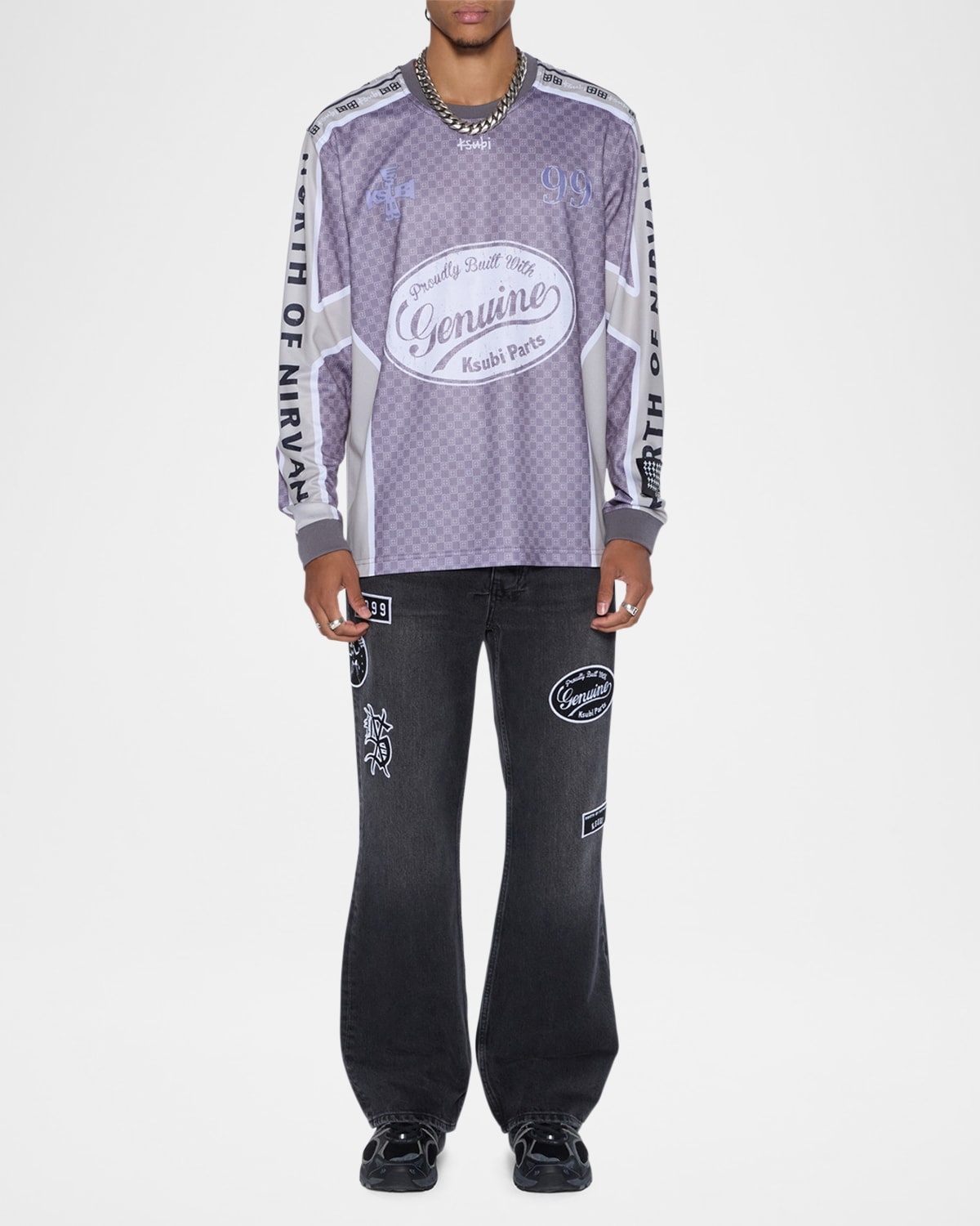 Men's Garage Moto Jersey Long-Sleeve T-Shirt - 2