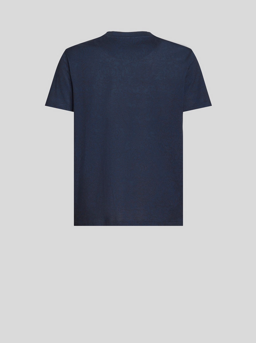 BANDANA PRINT JERSEY T-SHIRT - 5