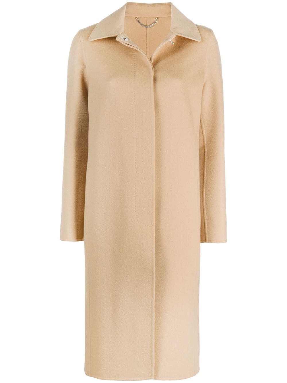 Gancini concealed fastening coat - 1