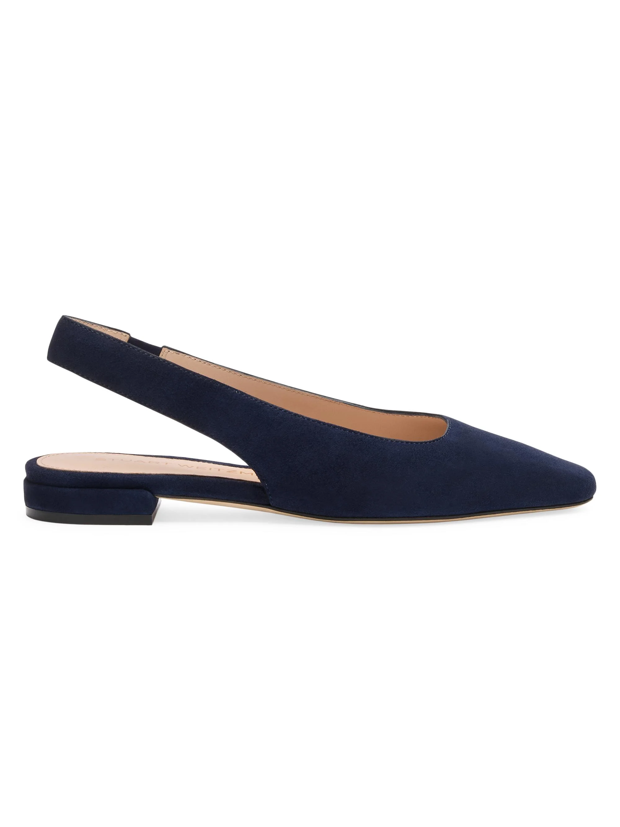 Women's Stassi Suede Slingback Flats - Nice Blue - 1