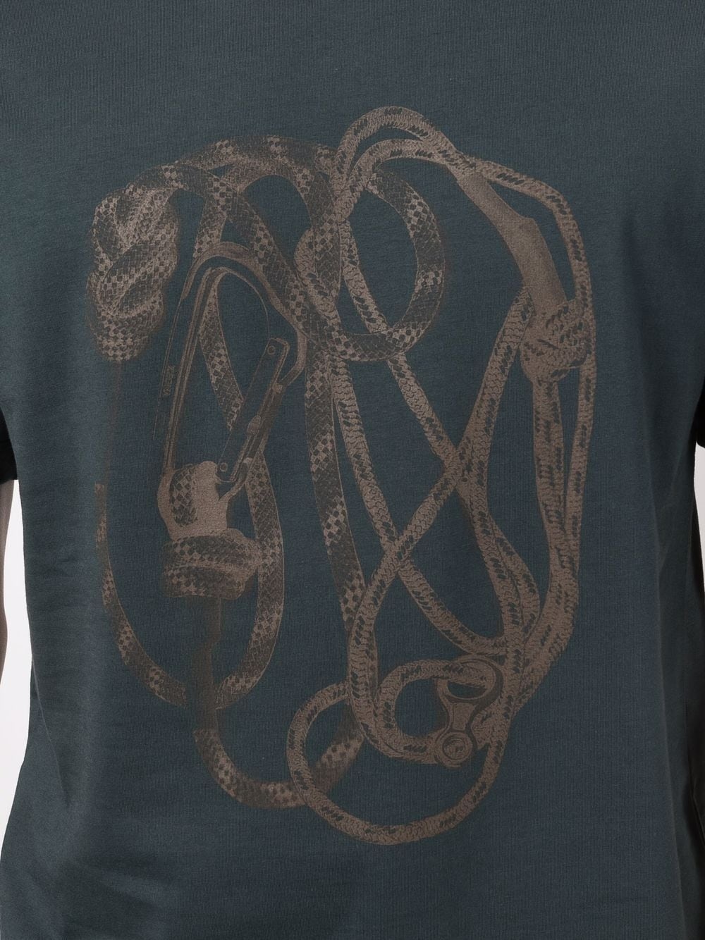 rope-print T-shirt - 5