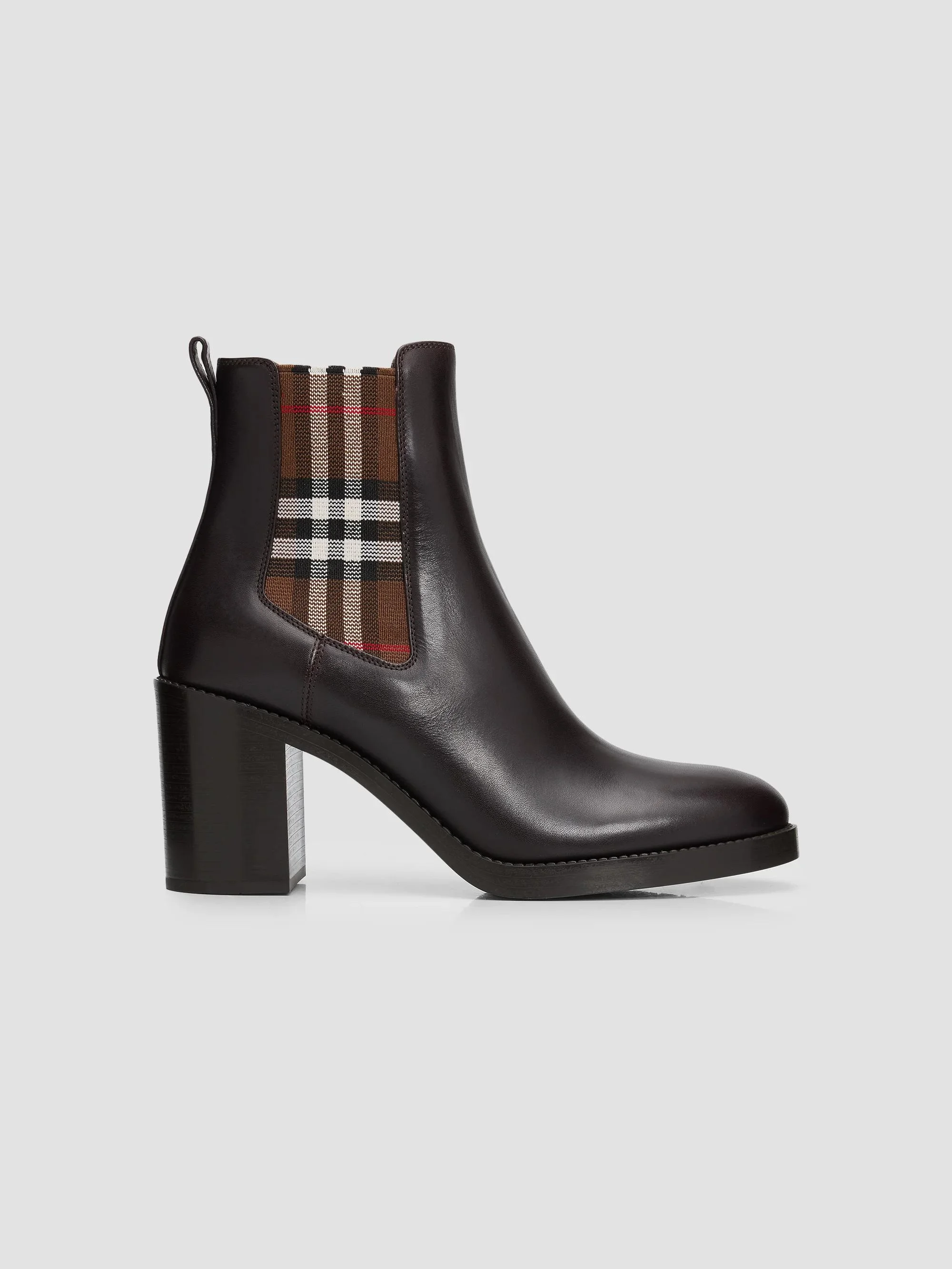 Women's Hampstead 70MM Leather Ankle Boots - Peat Brown - 1