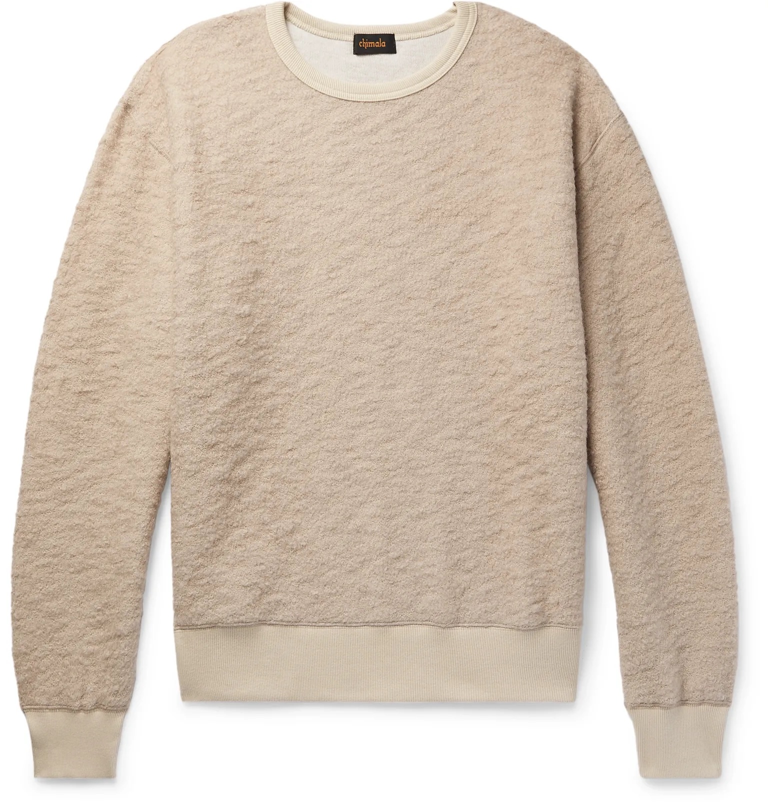 Textured Wool-Blend Sweatshirt - 1