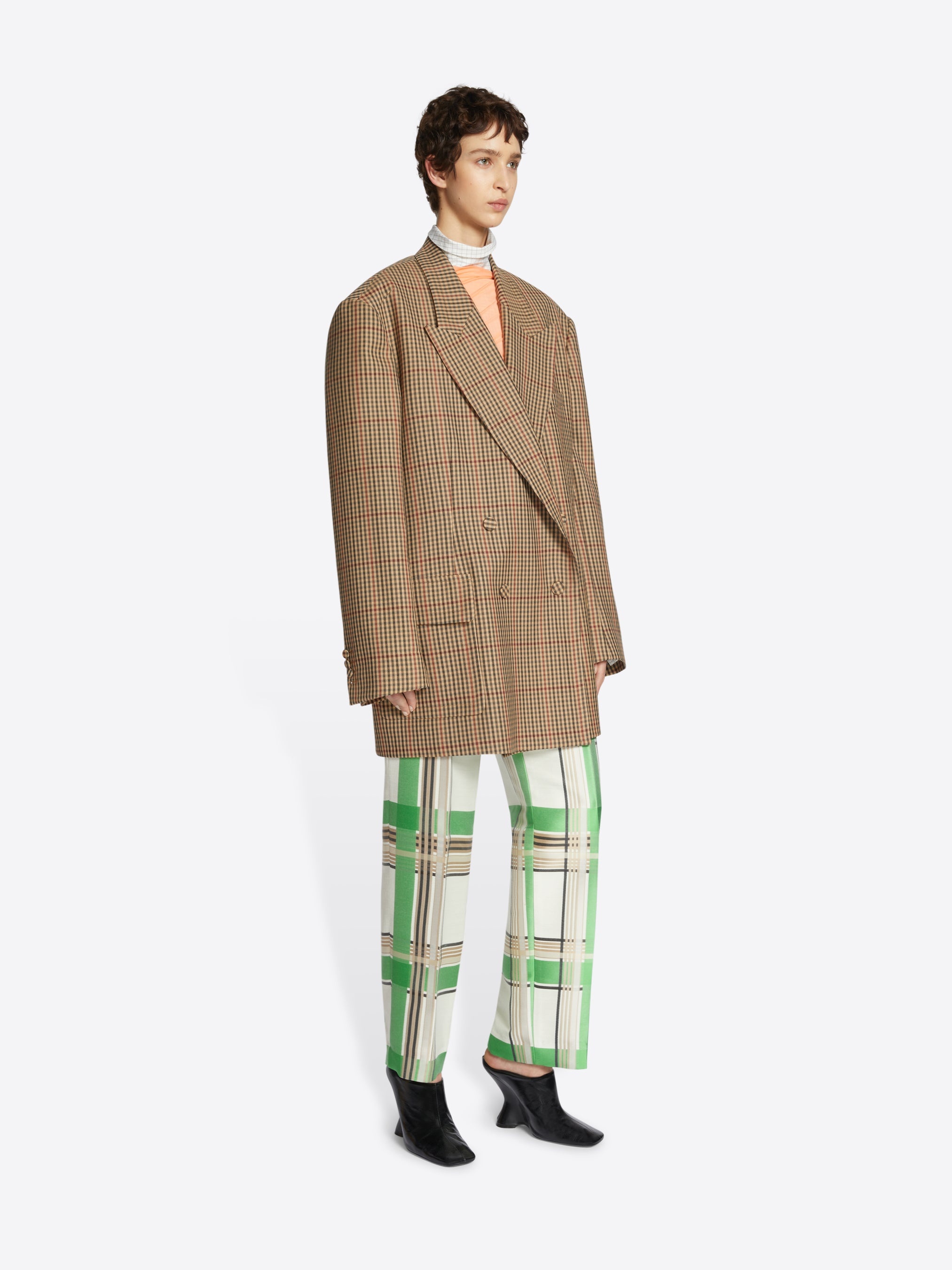 CHECKED BLAZER - 3