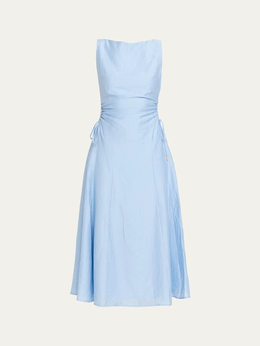 Mai Satin Midi Dress - 1