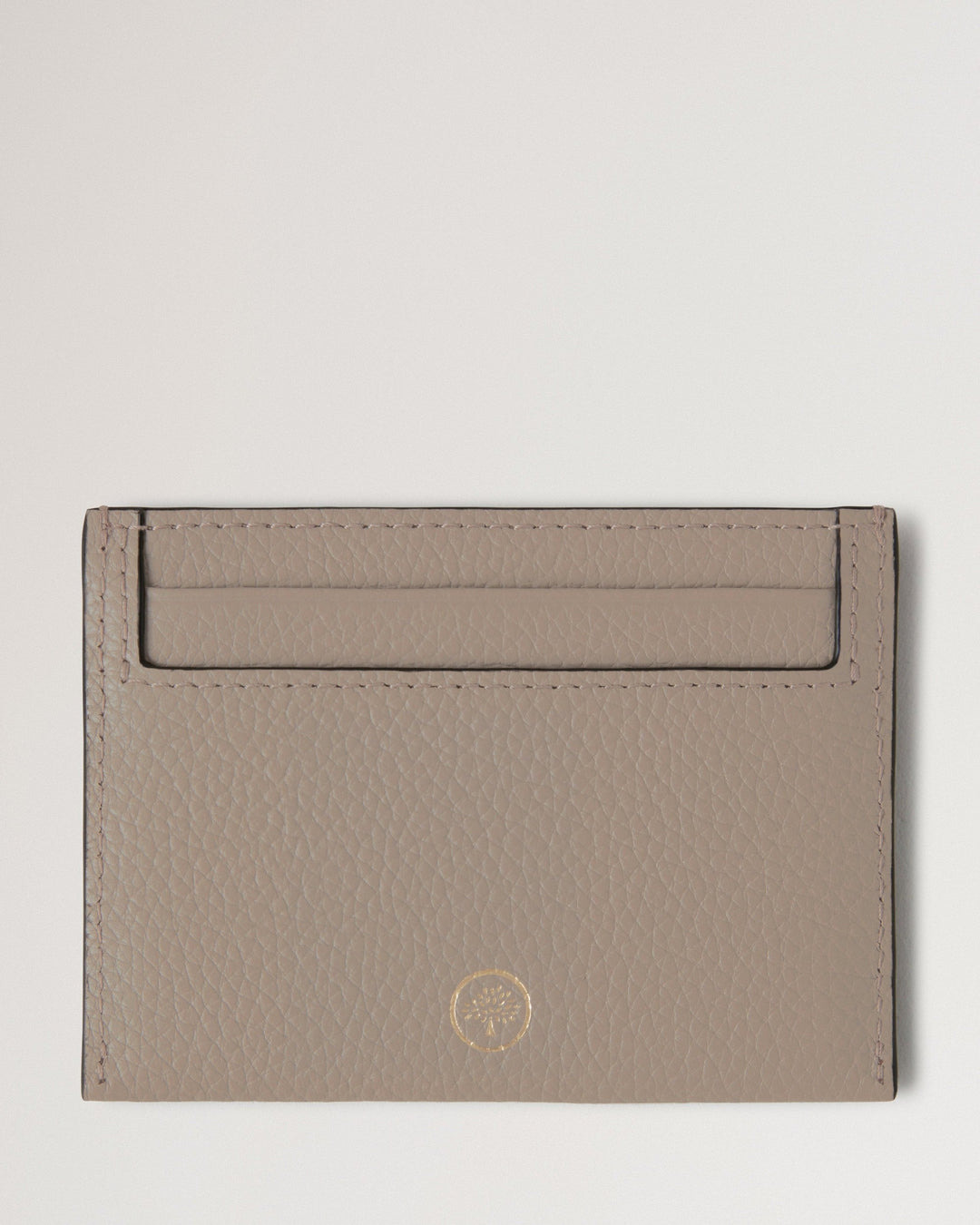 Credit Card Slip Cashmere Taupe Small Classic Grain - 2