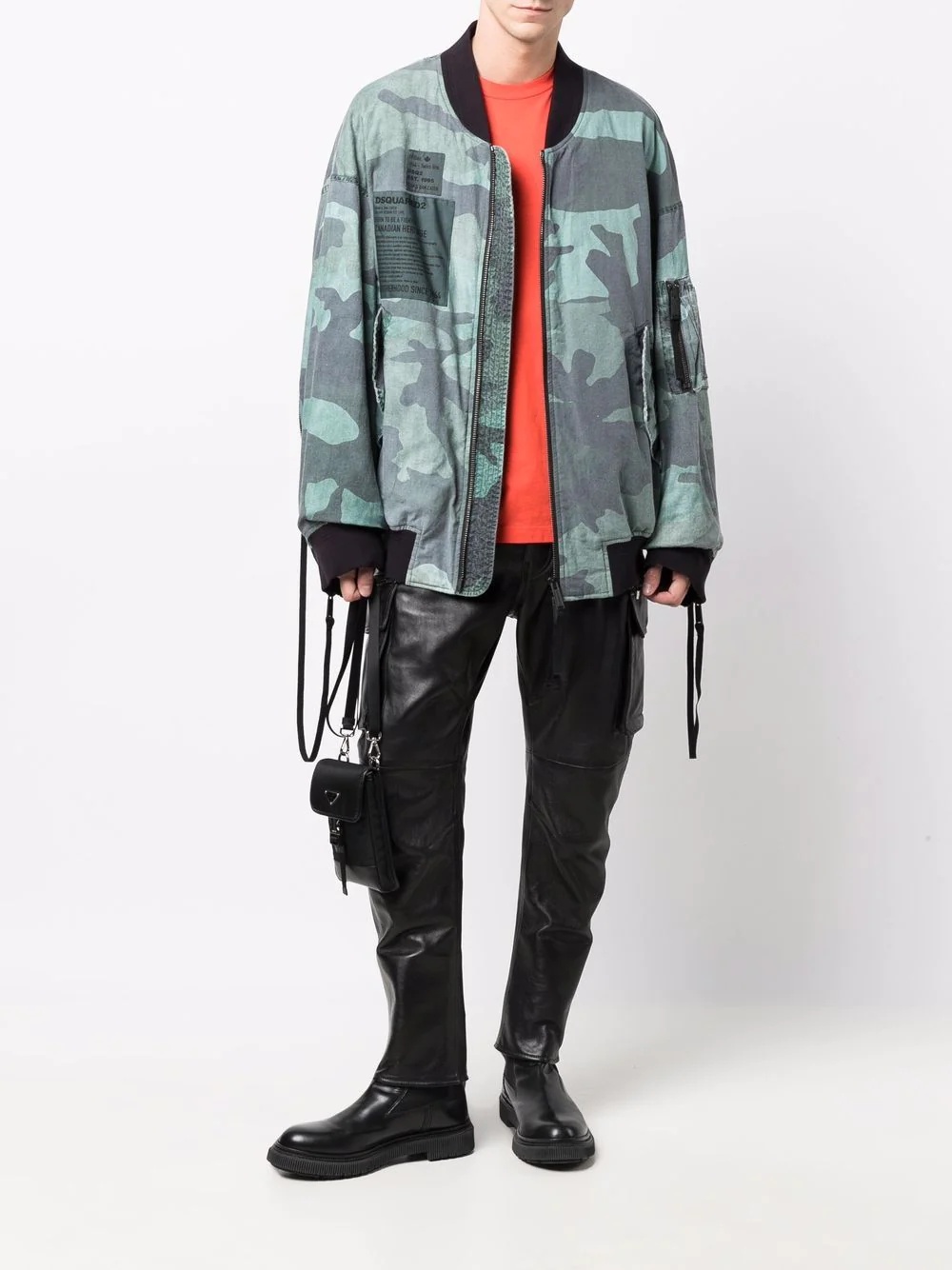 camouflage-print bomber jacket - 2