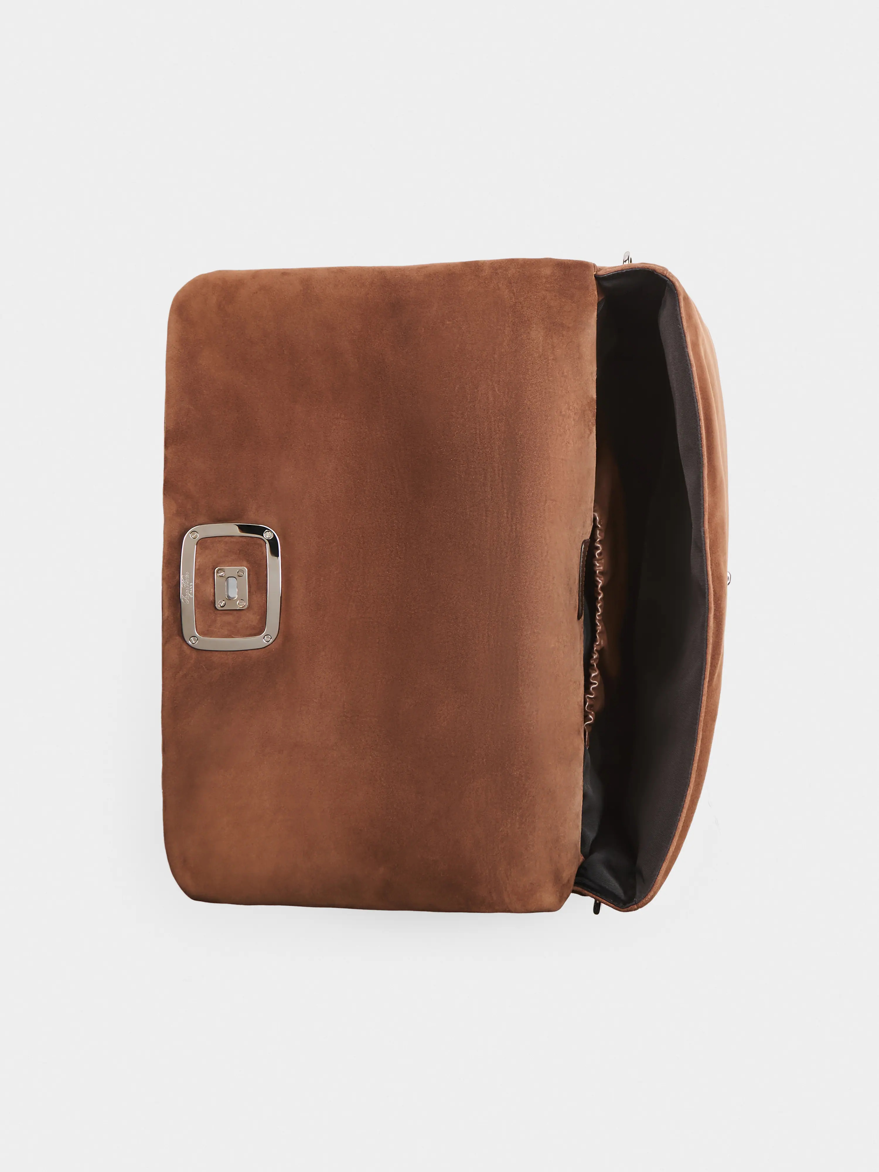 Viv' Choc Large Bag in suede - 5