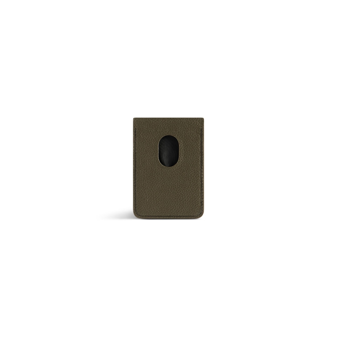 Men's Cash Magnet Card Holder in Dark Green - 2