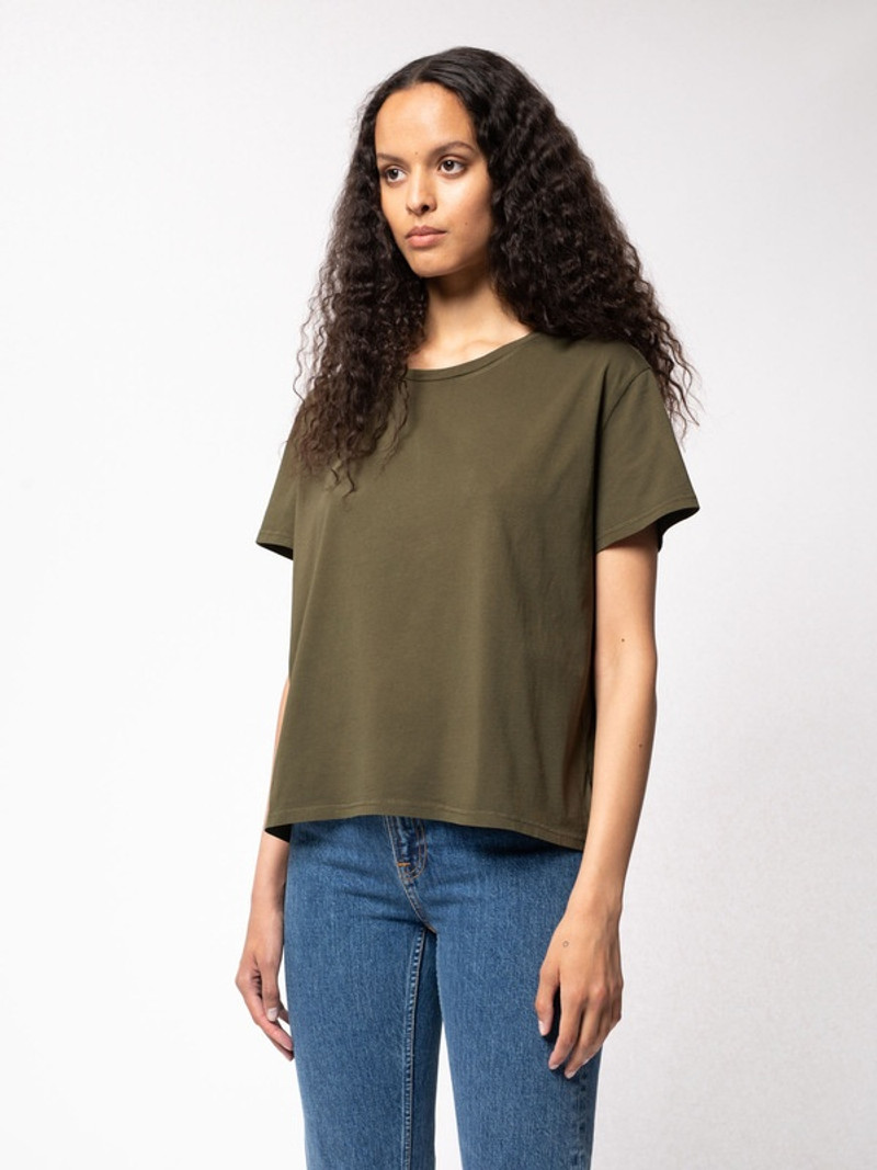 Nudie Jeans Lisa Tee Army outlook