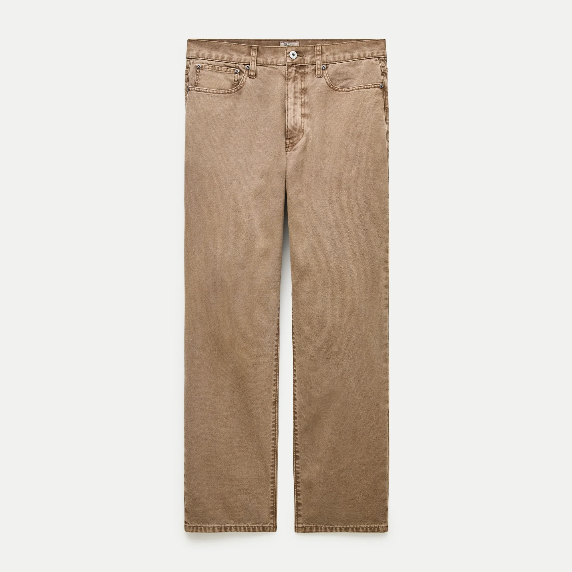 Classic Straight garment-dyed five-pocket jean - 1