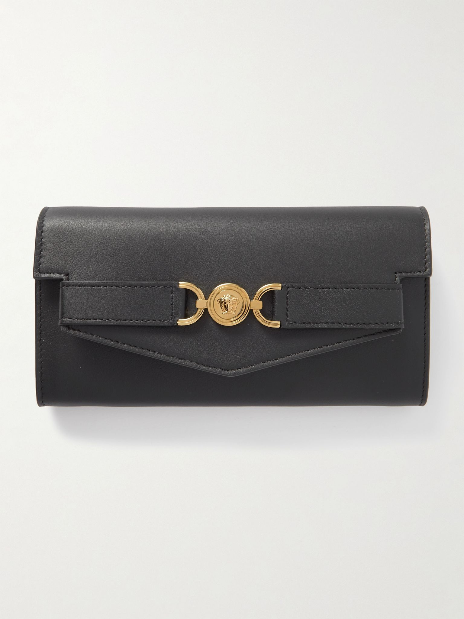Leather continental wallet Black - 1