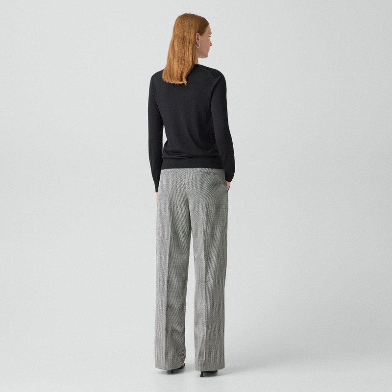Theory Relaxed Straight Pant in Wool-Blend Twist outlook