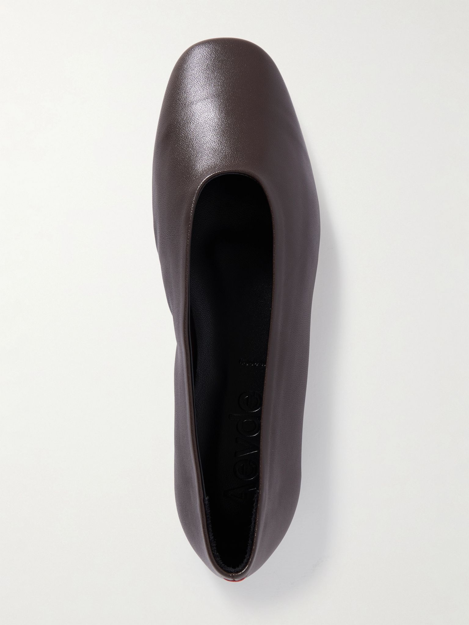 Kirsten leather ballet flats Chocolate - 5
