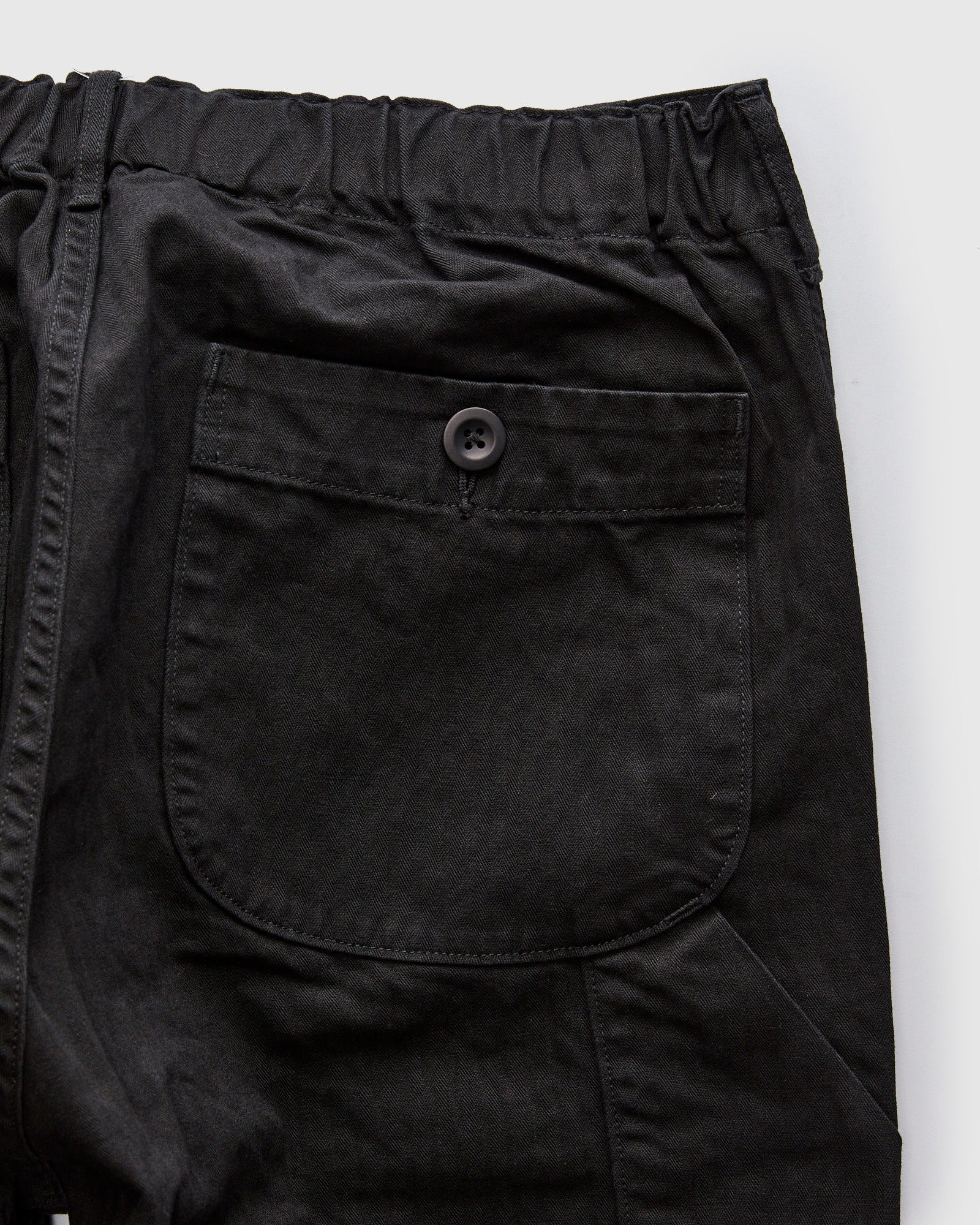 Wide Fit French Work Pants in Black - 3