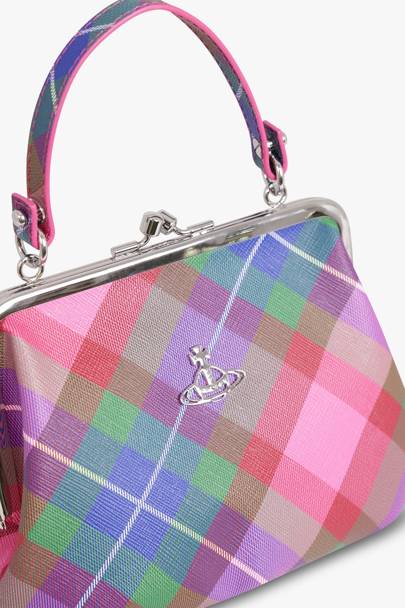 GRANNY PRINT FRAME PURSE | CANDY TARTAN 4