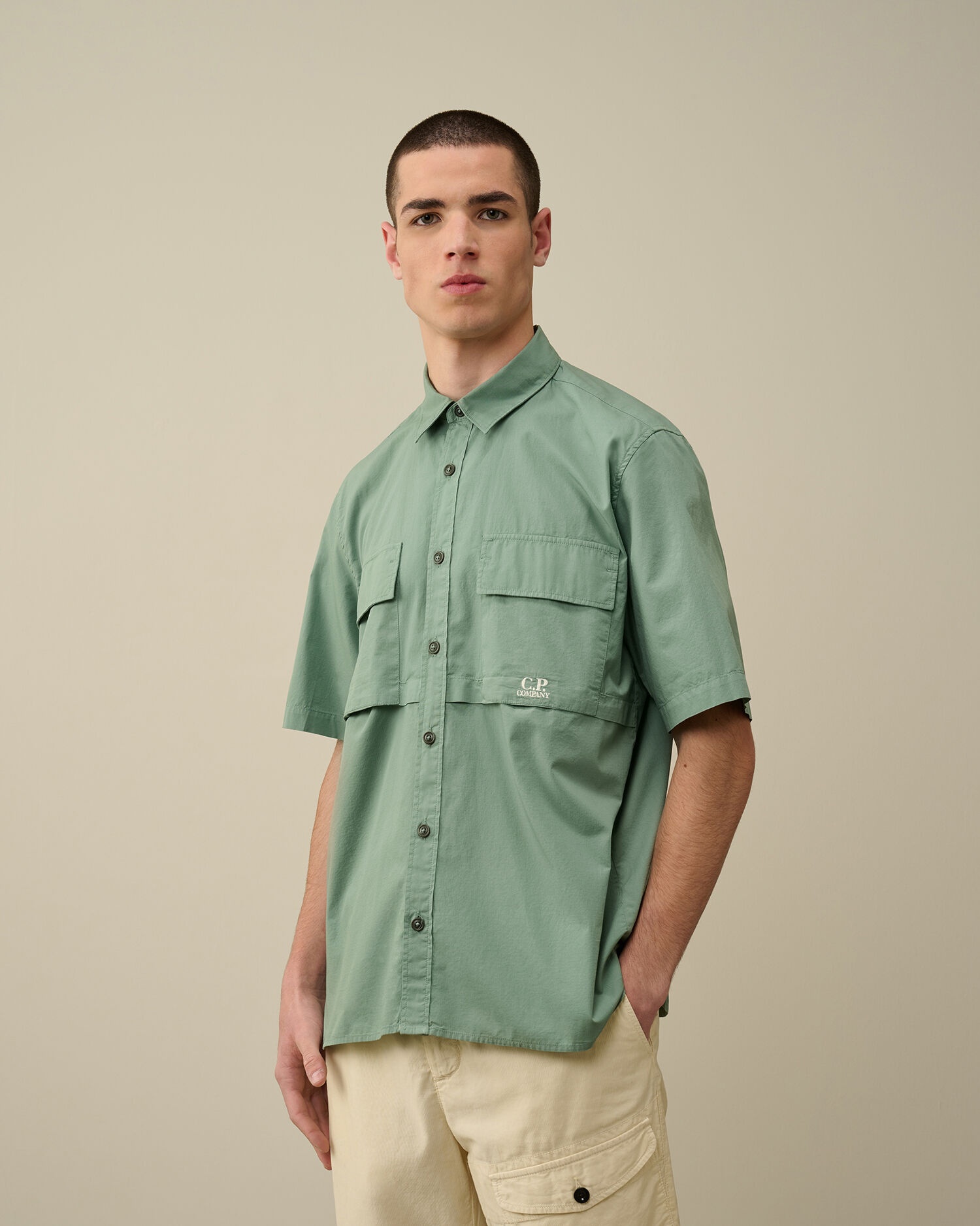 Cotton Rip-Stop Short Sleeved Shirt - 2