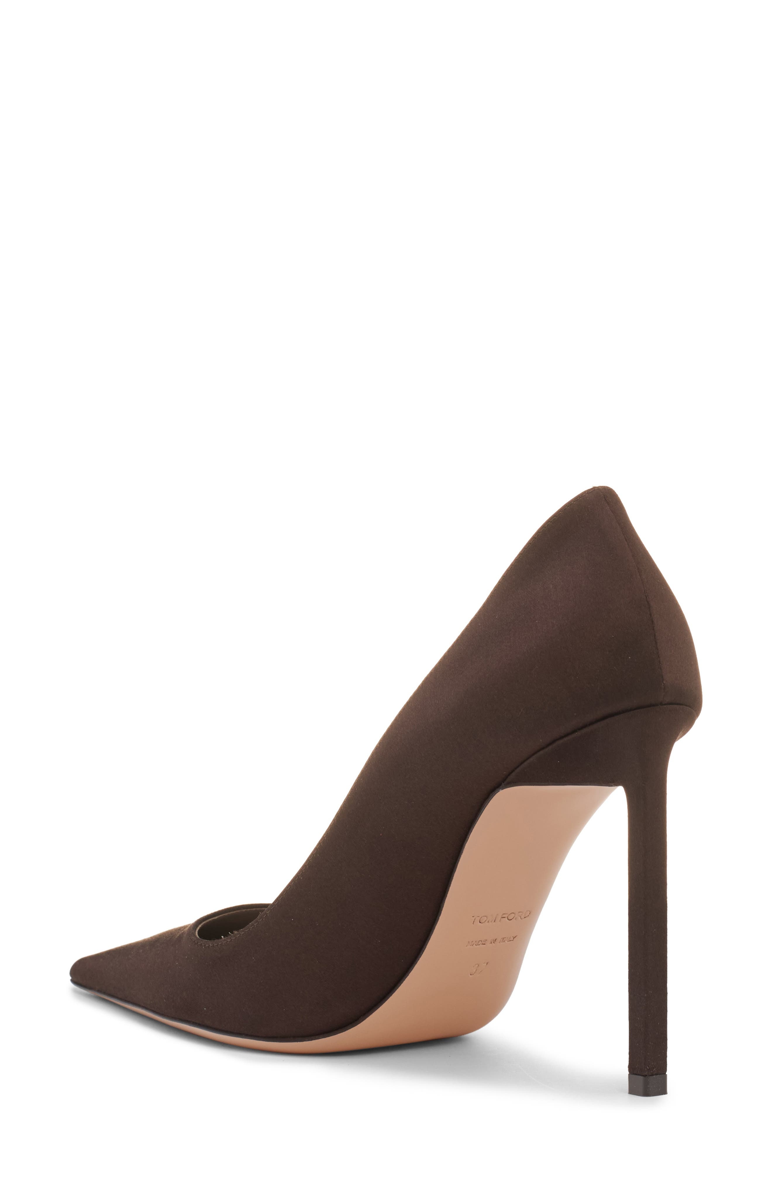 TOM FORD Betty Pointed Toe Pump in 1B087 Espresso at Nordstrom - 2