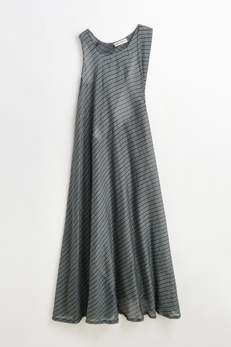 Gennaker Dress Picnic Check Cotton Silk 1