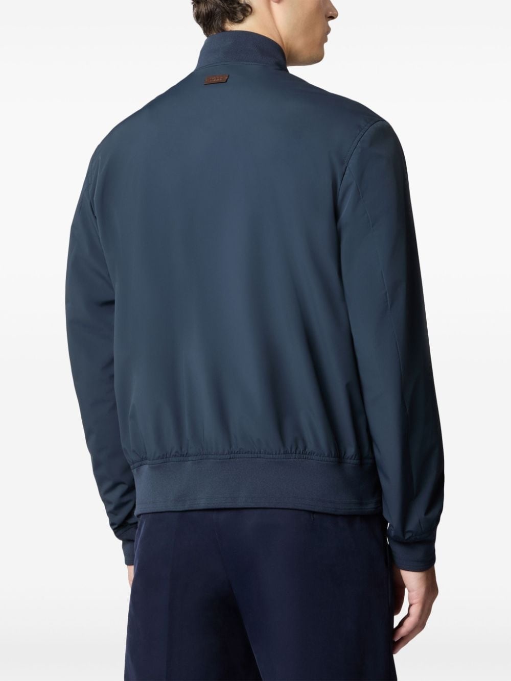 technical fabric bomber jacket - 3