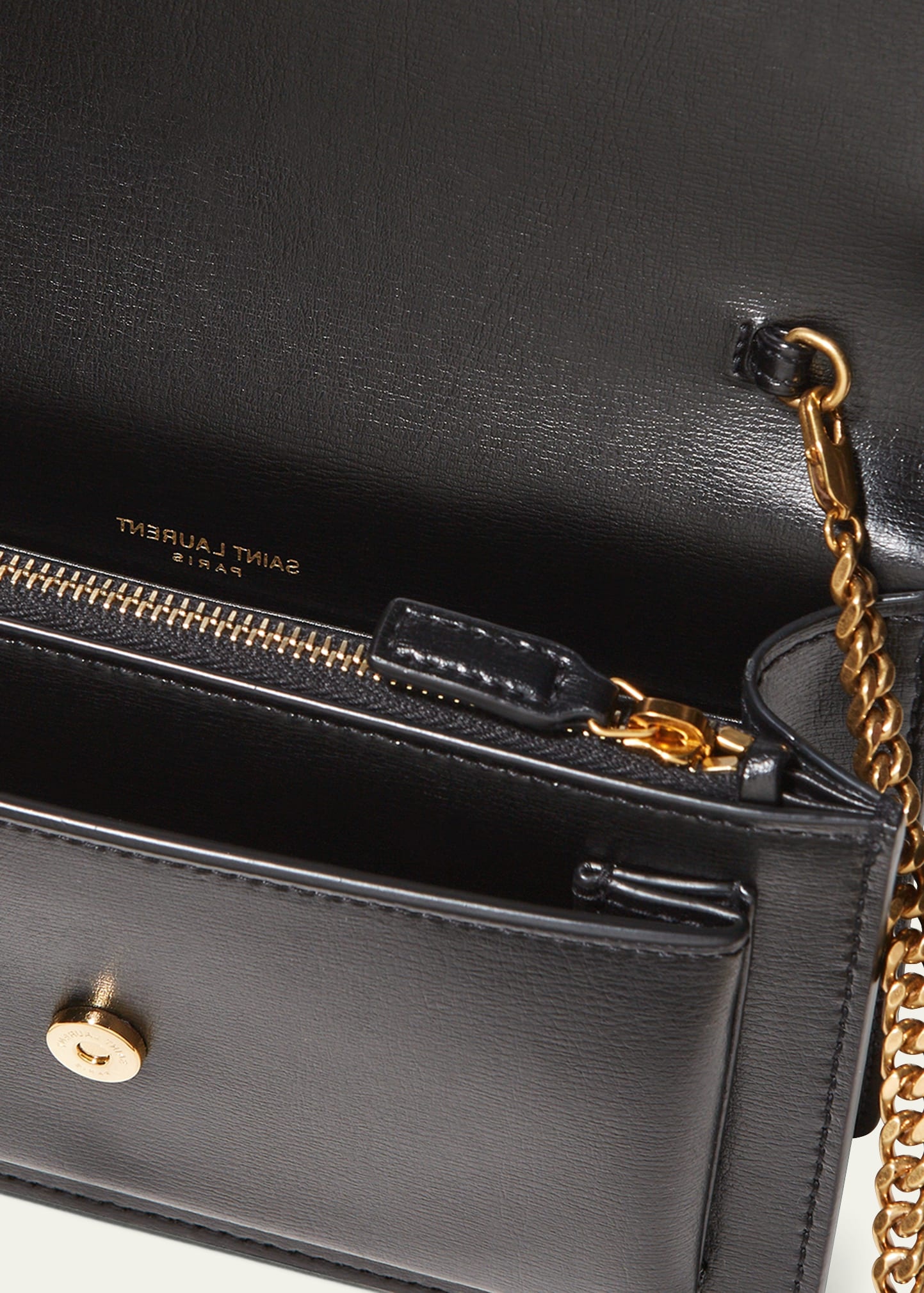 Sunset YSL Monogram Wallet on Chain - 4