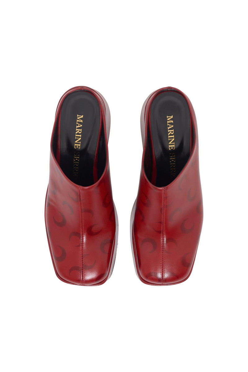 Moon Airbrushed Leather Ms Clog 4