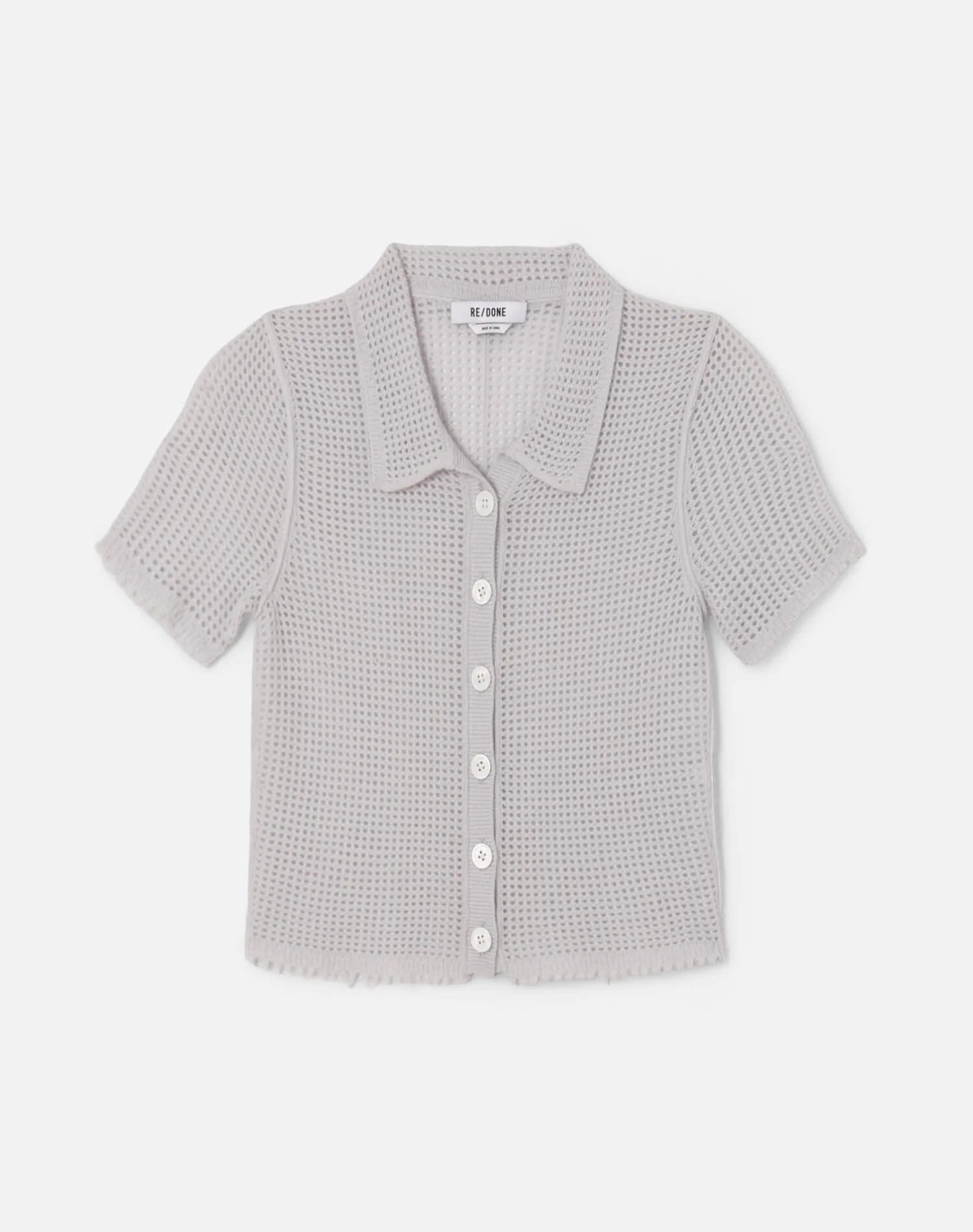 Amelia Cashmere Polo - Mist - 1