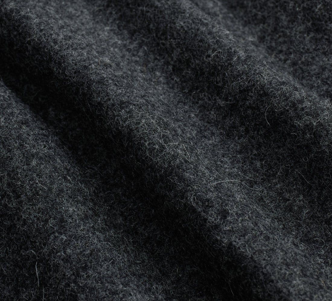 Work Blazer - Grey Melton Wool - 6