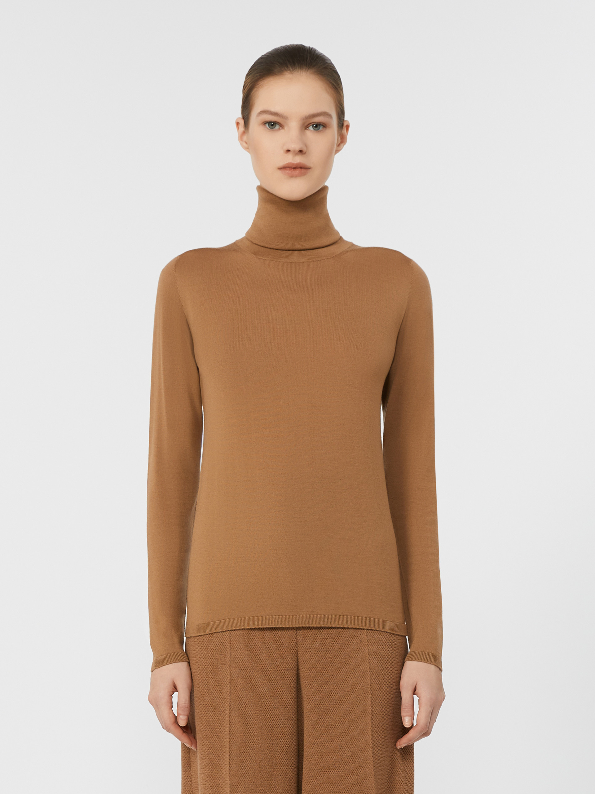 SALUTO Wool knit turtleneck jumper - 3