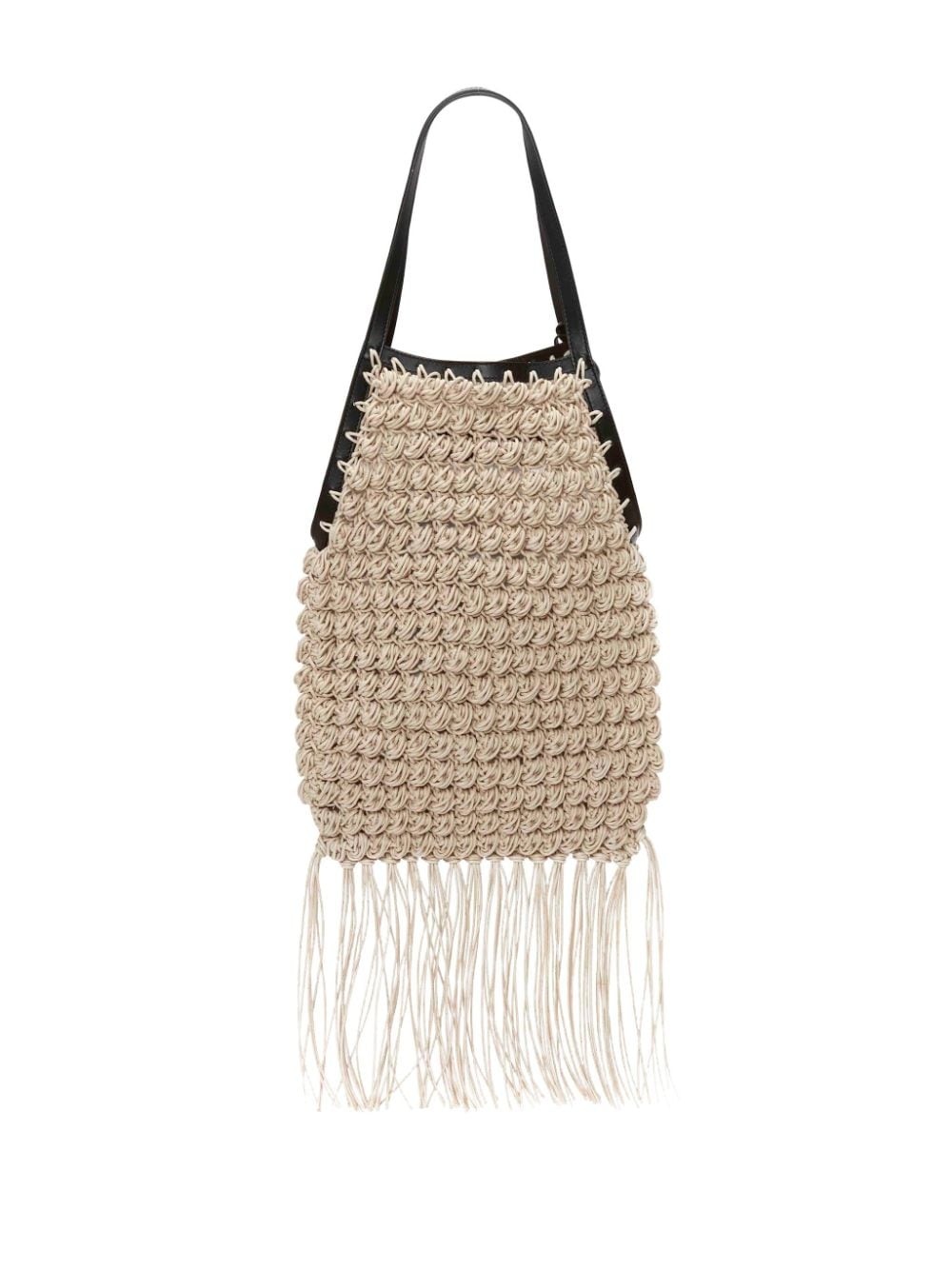 popcorn-knit tote bag - 2