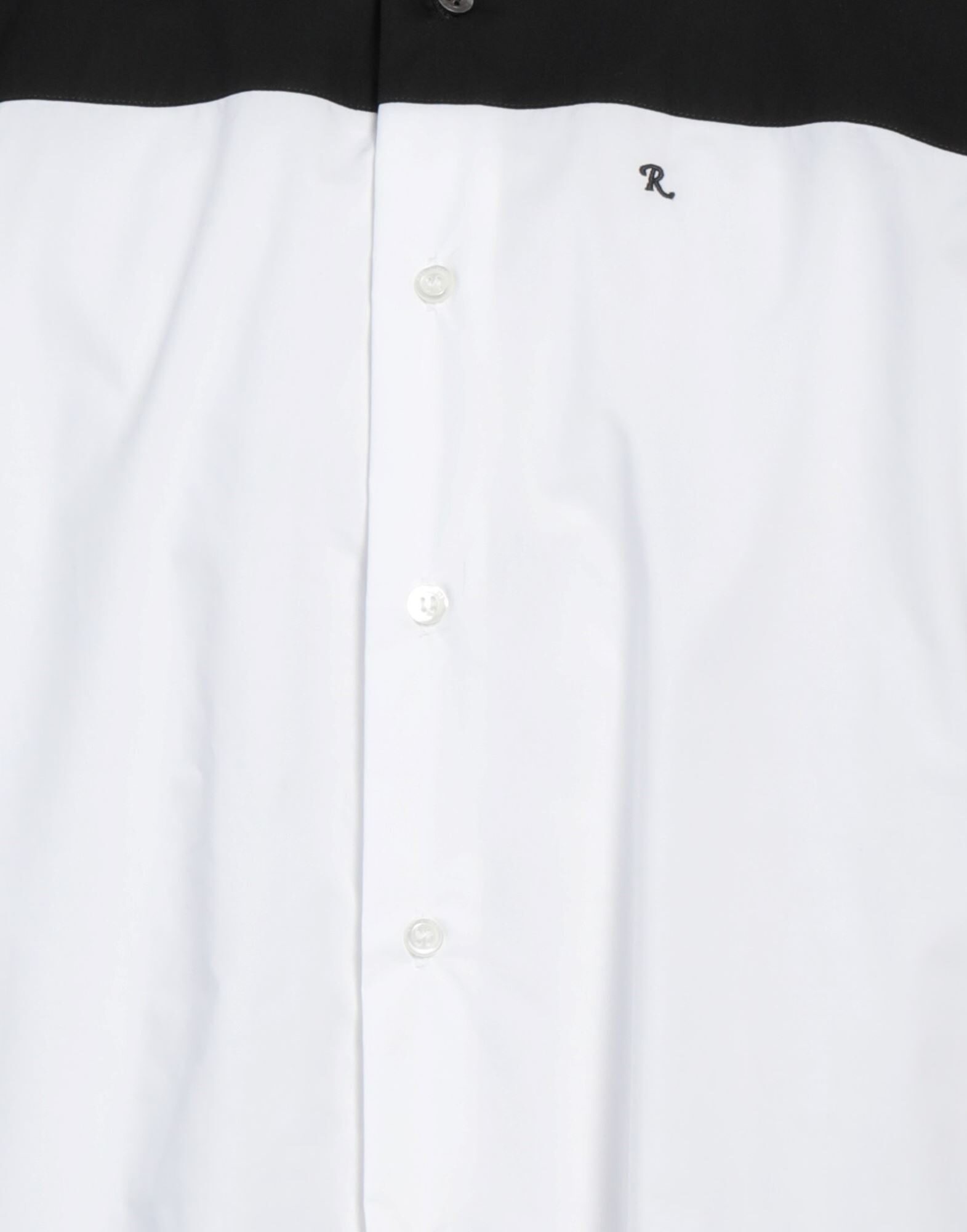 White Men's Patterned Shirt - 4