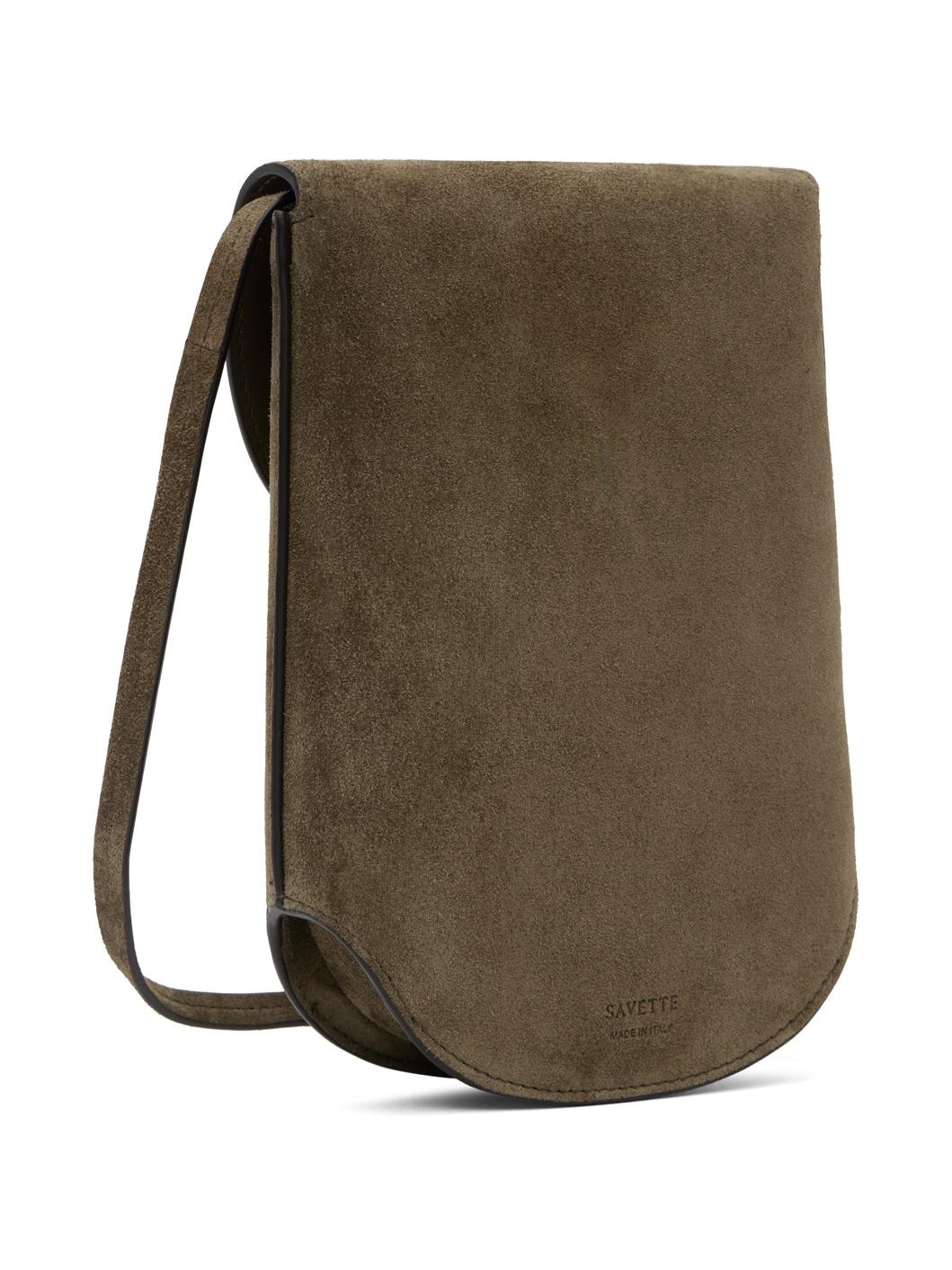Brown Tondo Pouch Bag - 3
