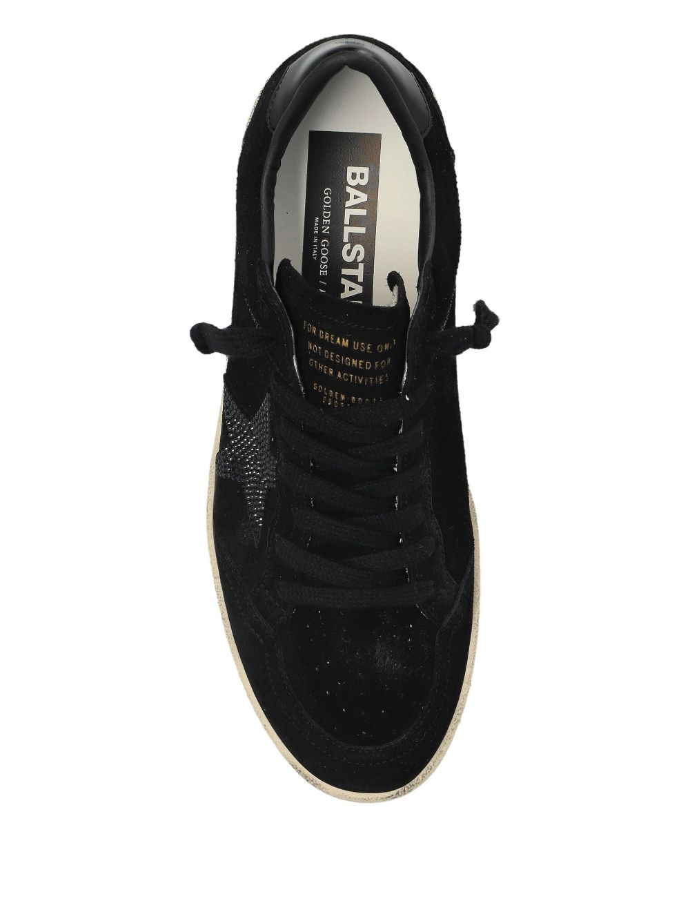 suede logo-detail sneakers - 3