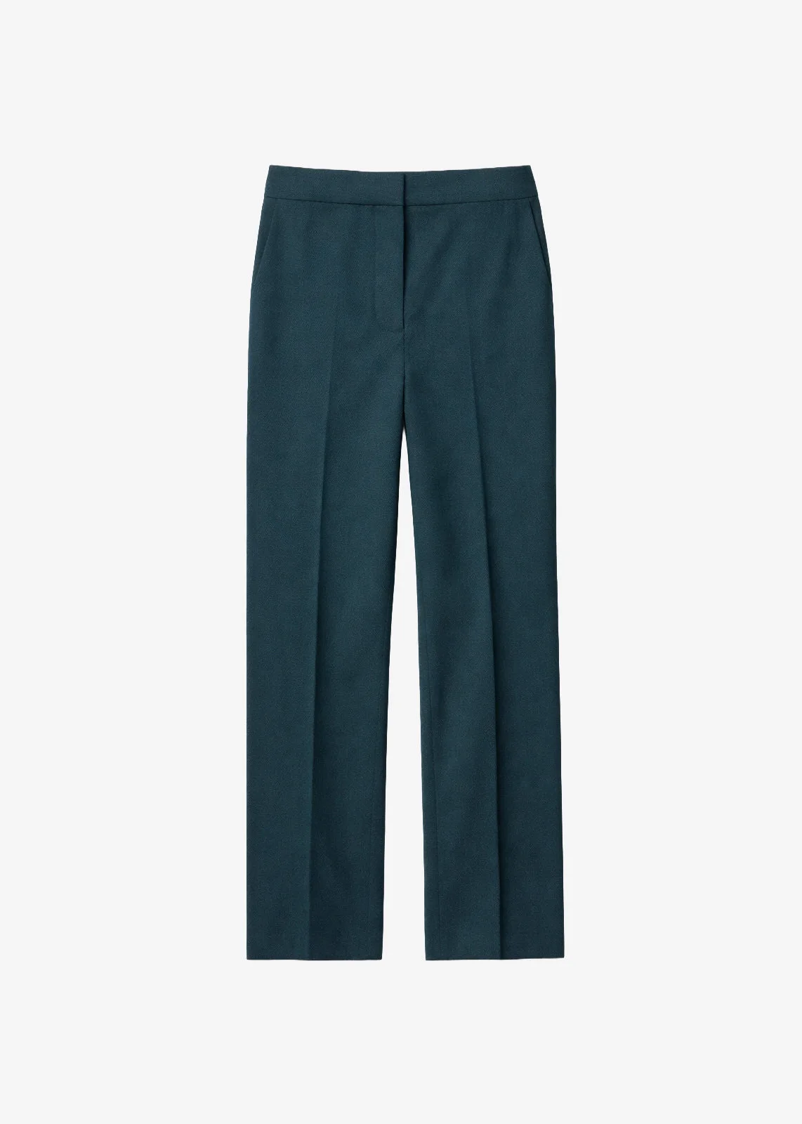 Jet Slim Tailored Trousers - Bottle Green - 1