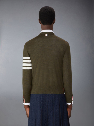 Thom Browne Fine Merino Wool 4-Bar Pullover outlook