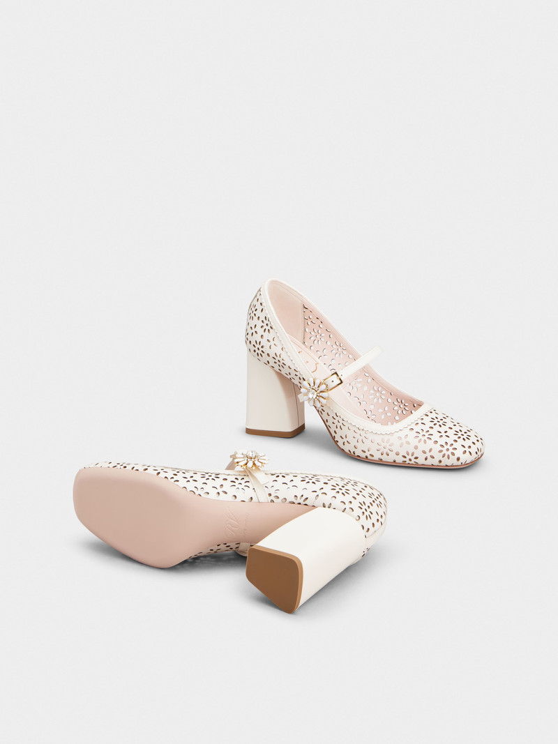 Très Vivier Mary Jane Pumps in leather 6