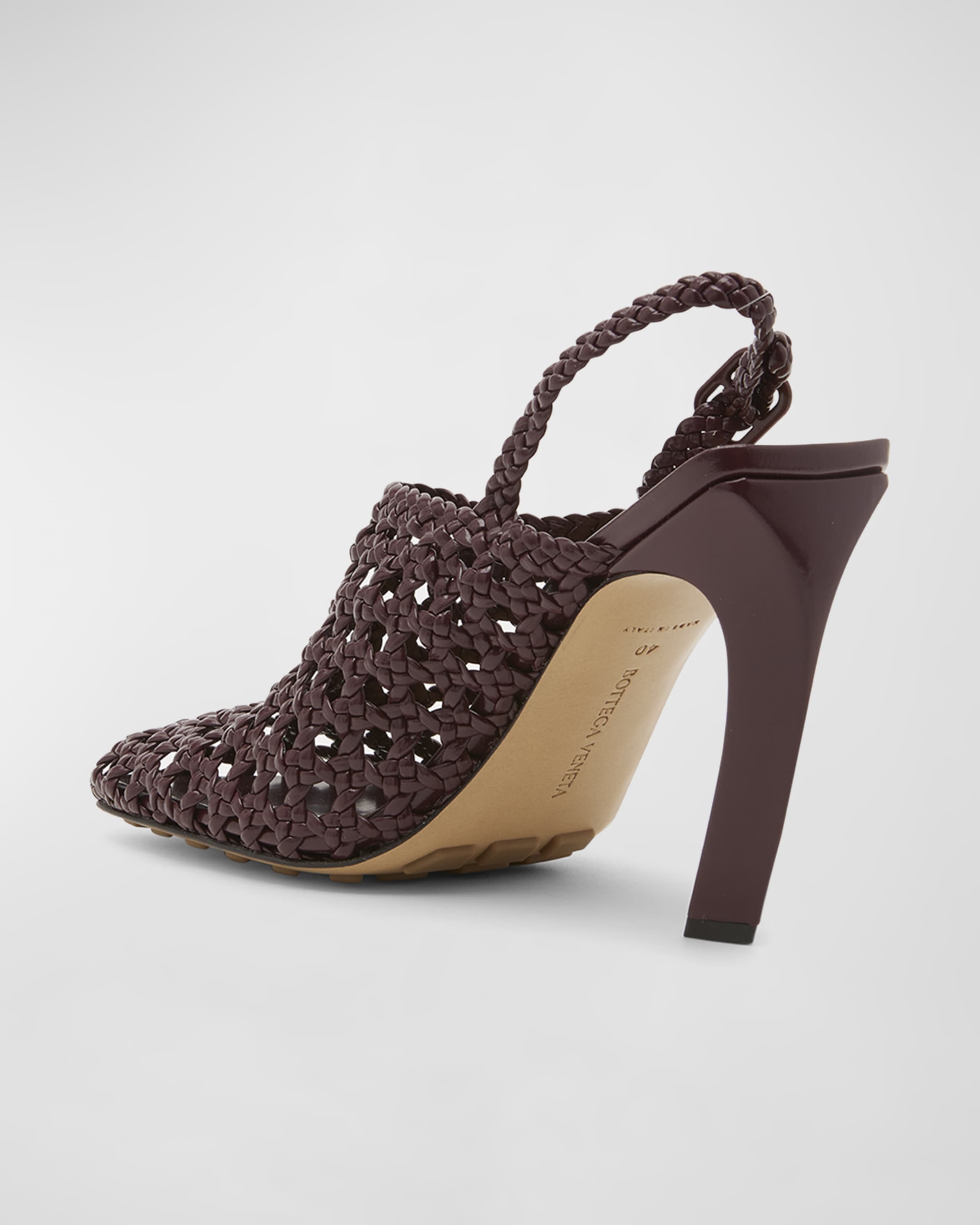 Jimbo Braided Slingback Pumps - 4